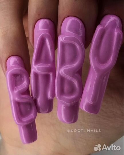 Модель на наращивание ногтей/крейзи дизай