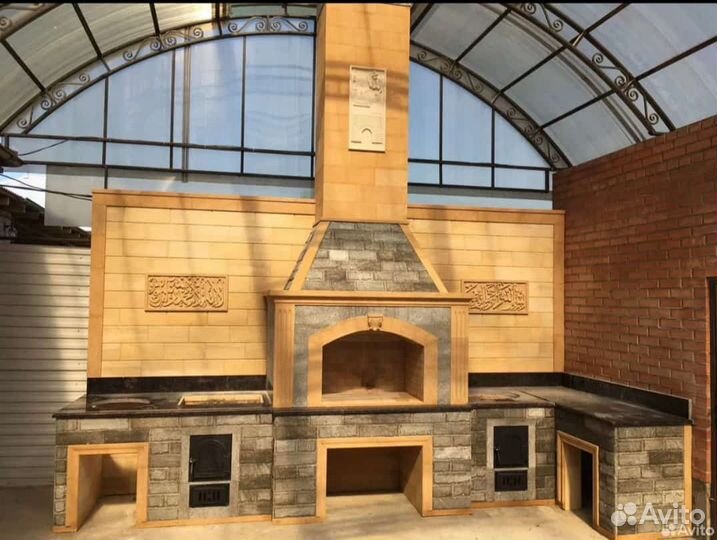 Облицовка дагестанским камнем