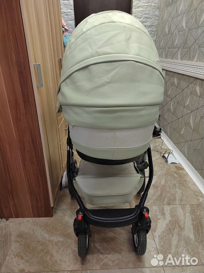 Коляска 2 в 1 эко кожа