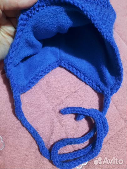 Шапка зимняя на мальчика 1 год