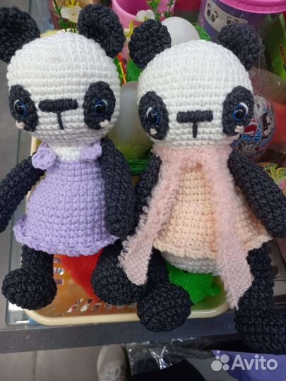 Вязаные игрушки ручной работы