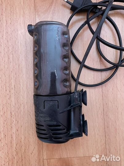 Аквариум с крышкой; грунт; фильтр