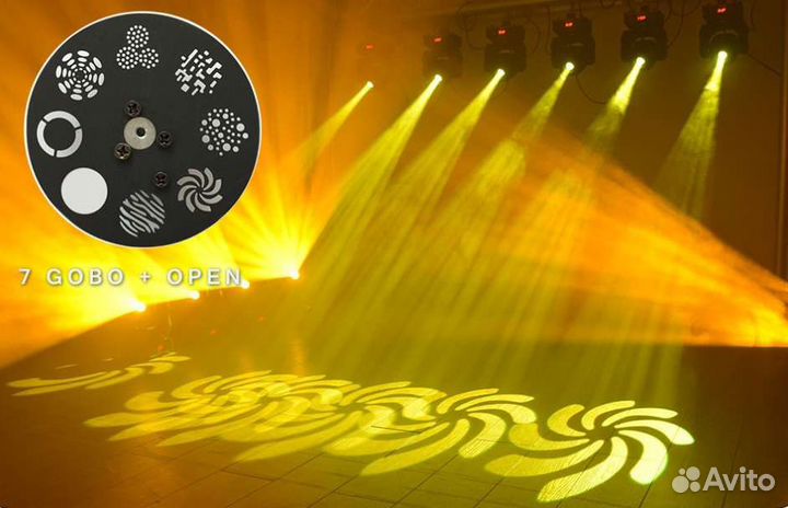 Вращающаяся голова с призмой/ Лед Спот 60 Вт