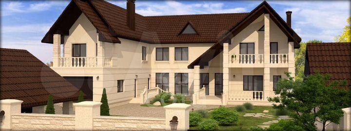 Дом 500 м² на участке 15 сот.