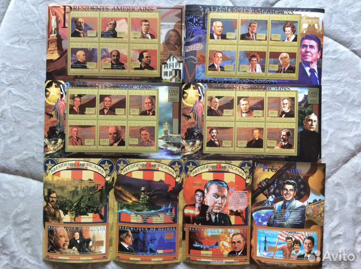 Набор 42блока. Президенты США