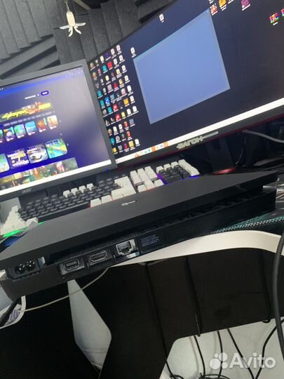 Игровая приставка ps4 slim на 1tb