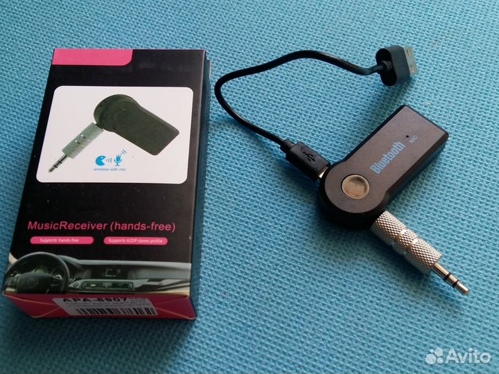 Bluetooth-адаптер приёмник Аудио с встроенным акб