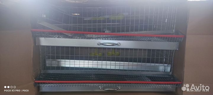 Клетка для перепелов или перепёлок на 60 голов