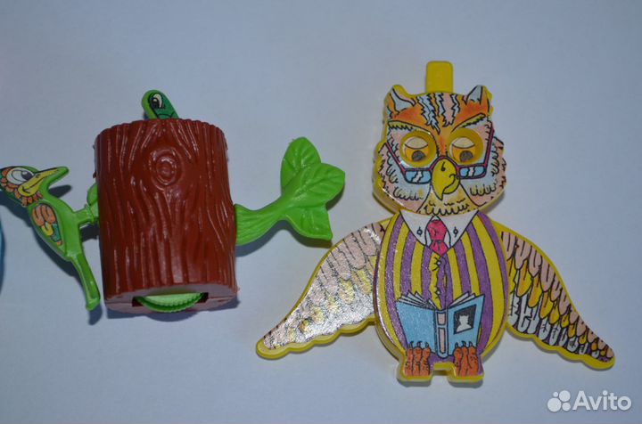 Игрушки Киндер немецкие. Птицы