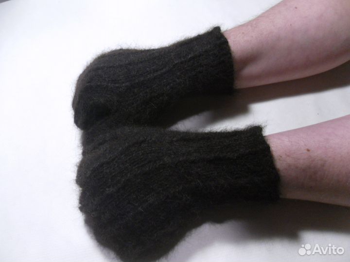 Перчатки мужские из собачьей шерсти Классика