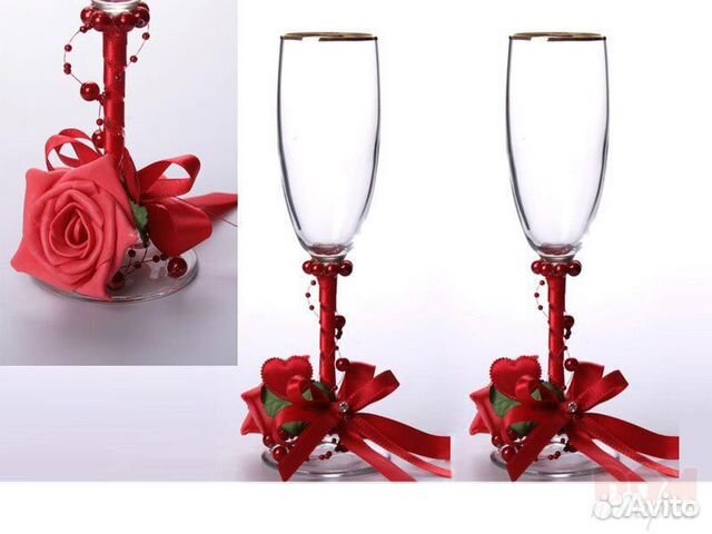 Фужеры ручной работы