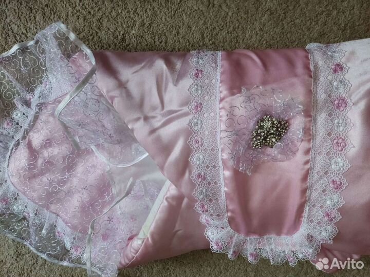 Конверт на выписку для девочки весна