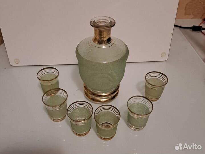 Графин с рюмками СССР