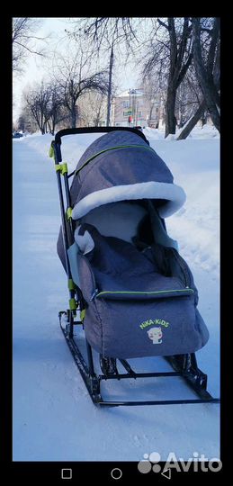 Коляска санки