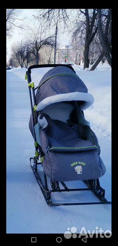 Коляска санки