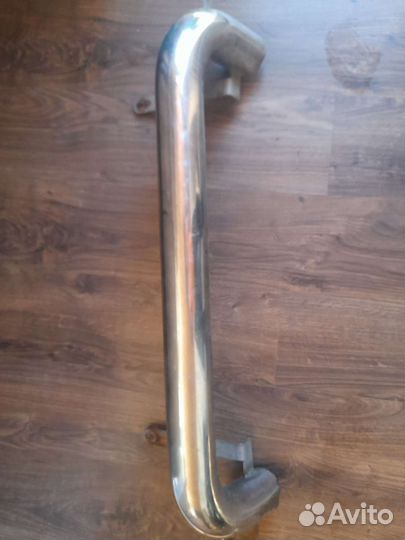 Кенгурятник-Задний усилитель бампера на Паджеро 4