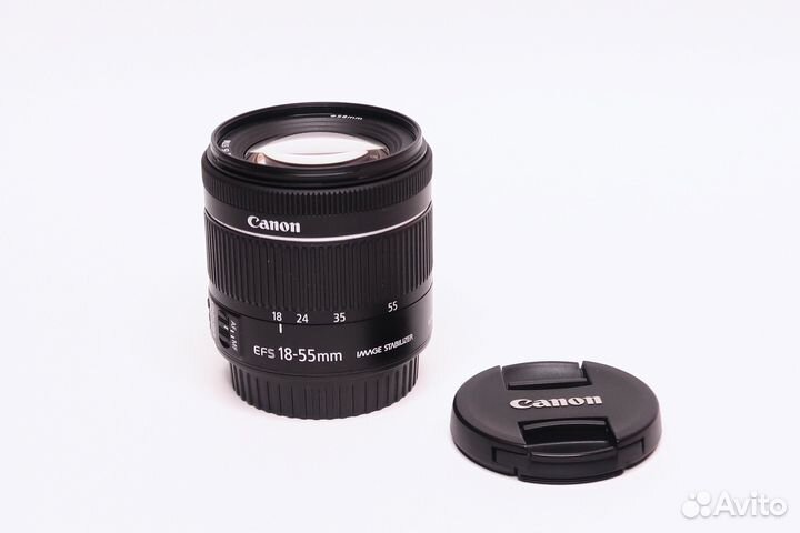 Объектив Canon EF-S 18-55 IS STM (sn4658) сост нов