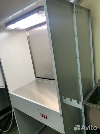 Покрасочная камера с водяной завесой