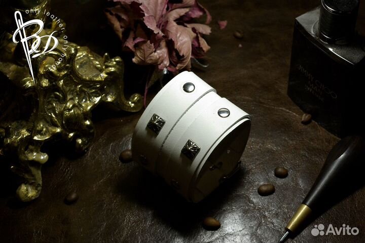 Кожаный браслет (набор) мужской и женский