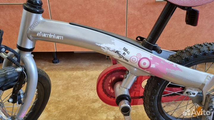 Алюминиевый велосипед-беговел 14