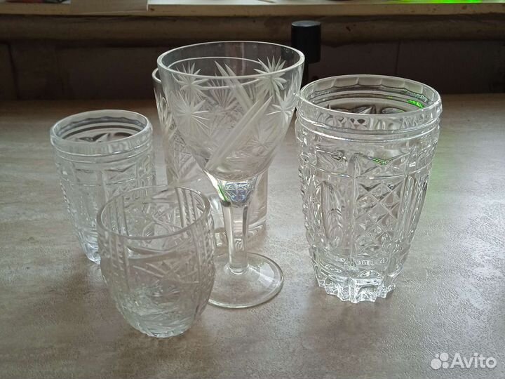 Посуда хрустальная