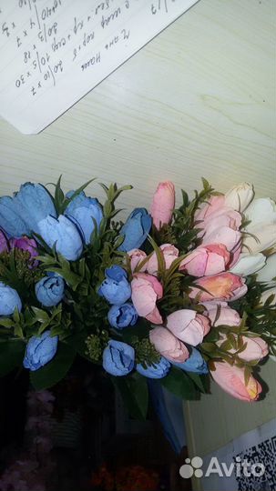 Цветы селиконовые,латексные для декора