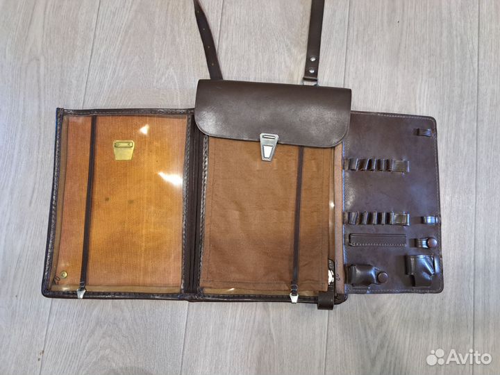 Планшет офицерский СССР кожаный (коричневый)