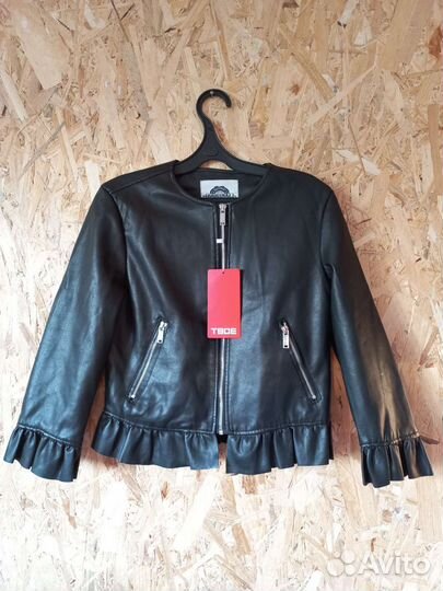 Куртка кожаная женская Твое XS 42 размер