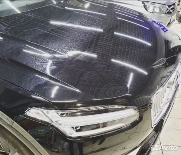 Бронеплёнка на капот, фары защитная