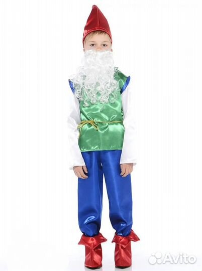 Карнавальный костюм гномик 104-110