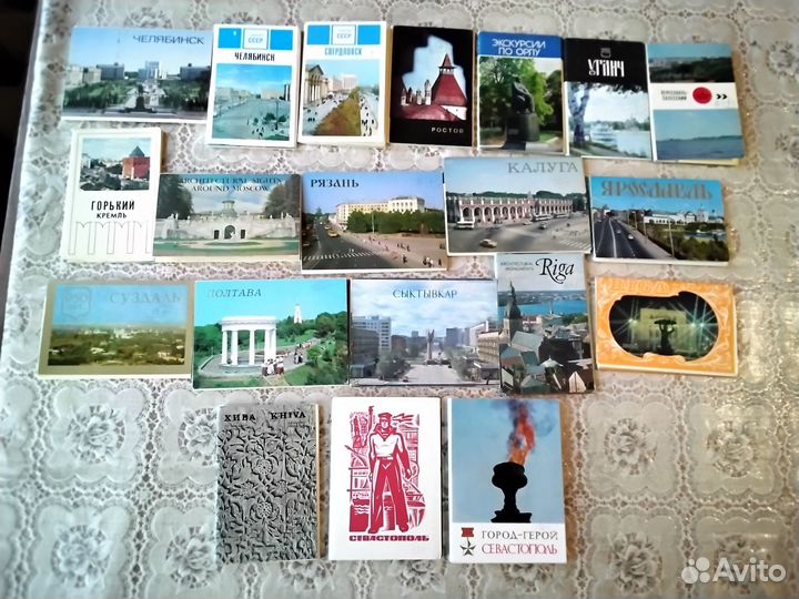 Города и памятные места в открытках СССР