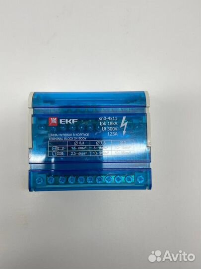 Шина нулевая в корпусе (4х11) EKF PROxima