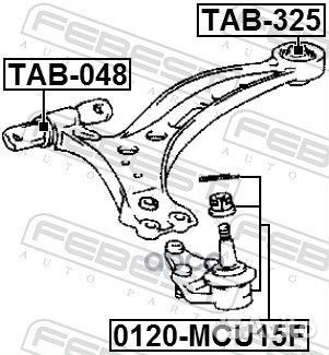 Опора шаровая lexus RX 98-03, toyota camry V10/V20