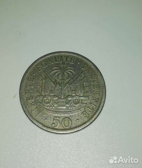 Гаити 50 сантимов 1908