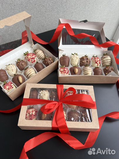 Клубника в шоколаде быстро 1-2ч