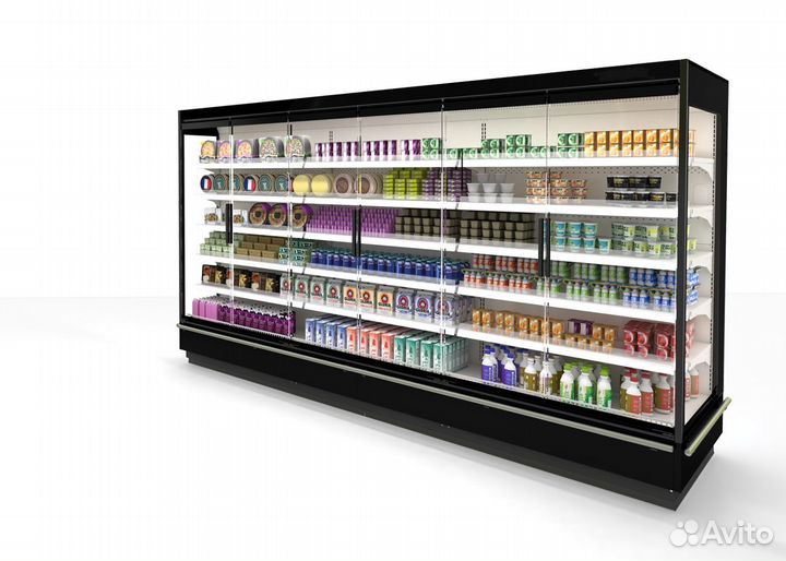 Горка регал пристенный холодильный 0.+8C