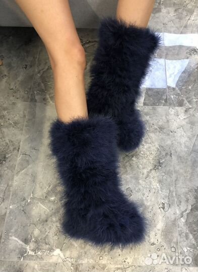 Сапоги дутики меховые крутые