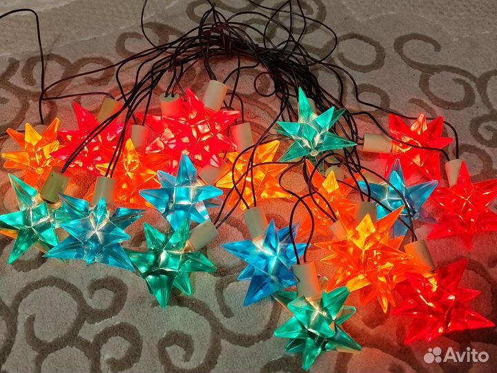 Гирлянда СССР кристалл м двойная