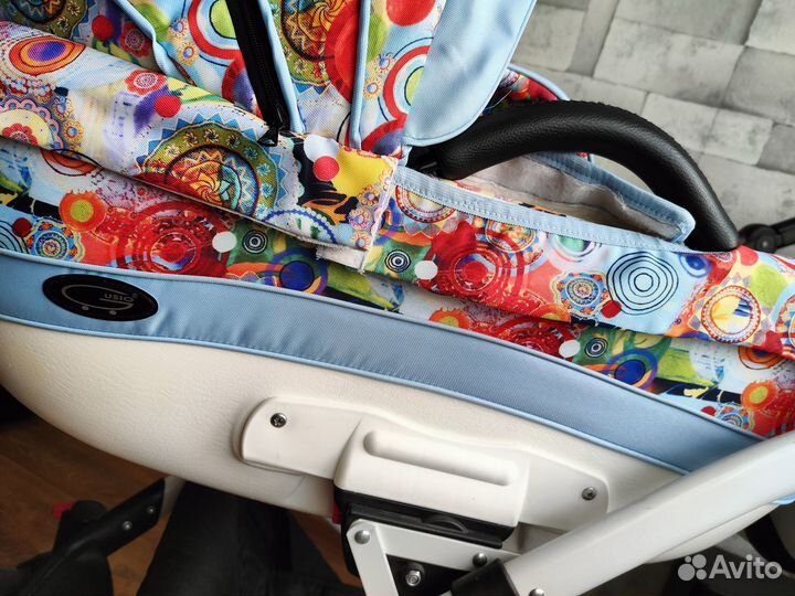 Коляска 3 в 1 Gusio Carrera (полный комплект)