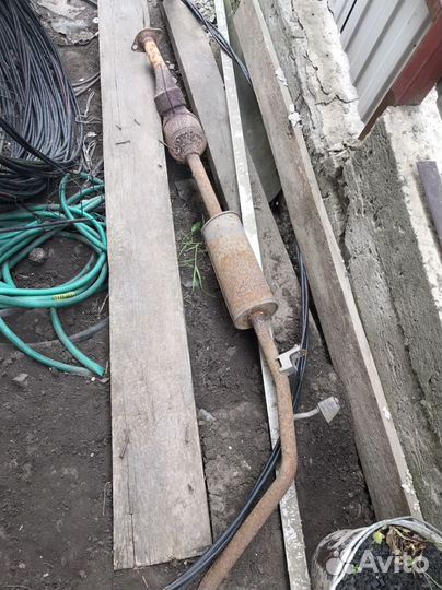 Глушитель в сборе с катом renault sandero 2