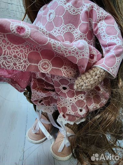 Кукла интерьерная крючком ручная работа