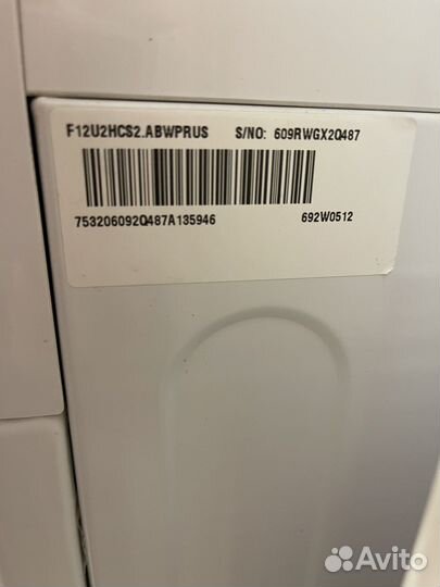 Стиральная машина lg F12U2HCS2