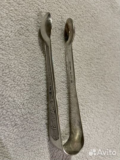 Щипцы для сахарницы. Серебро