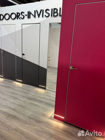 Межкомнатные скрытые двери в наличии и на заказ