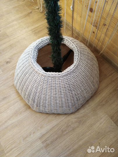 Корзина юбка для ёлки для любой крестовины