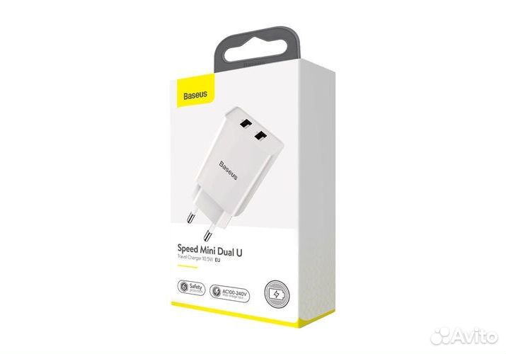 Сетевое зарядное устройство Baseus Speed Mini Dual