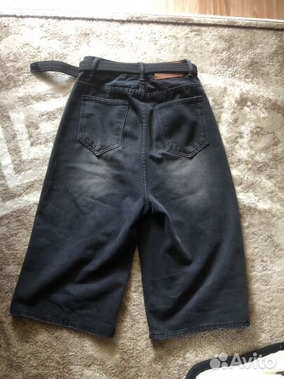 Джинсовые шорты длинные