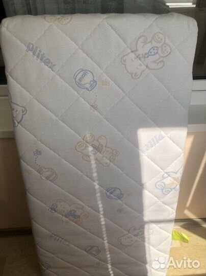 Матрас детский 120 60 plitex и постел. бельё икеа