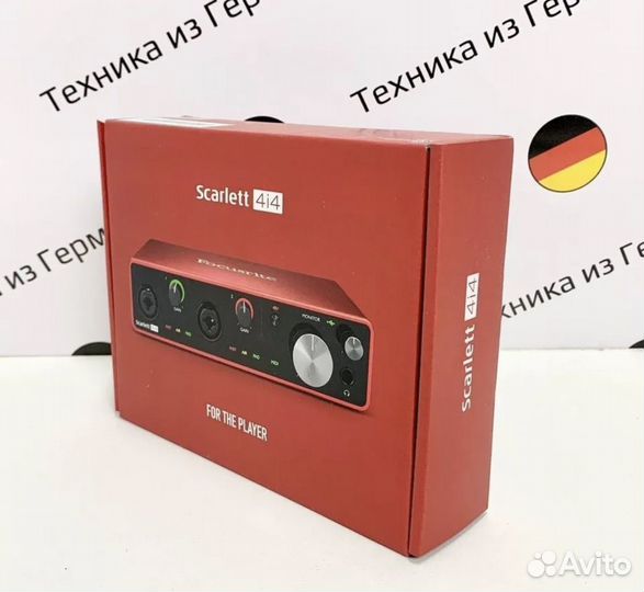 Звуковая карта focusrite Scarlett 4i4 3rd Gen