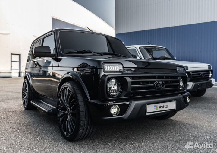 Диодные фары на ниву